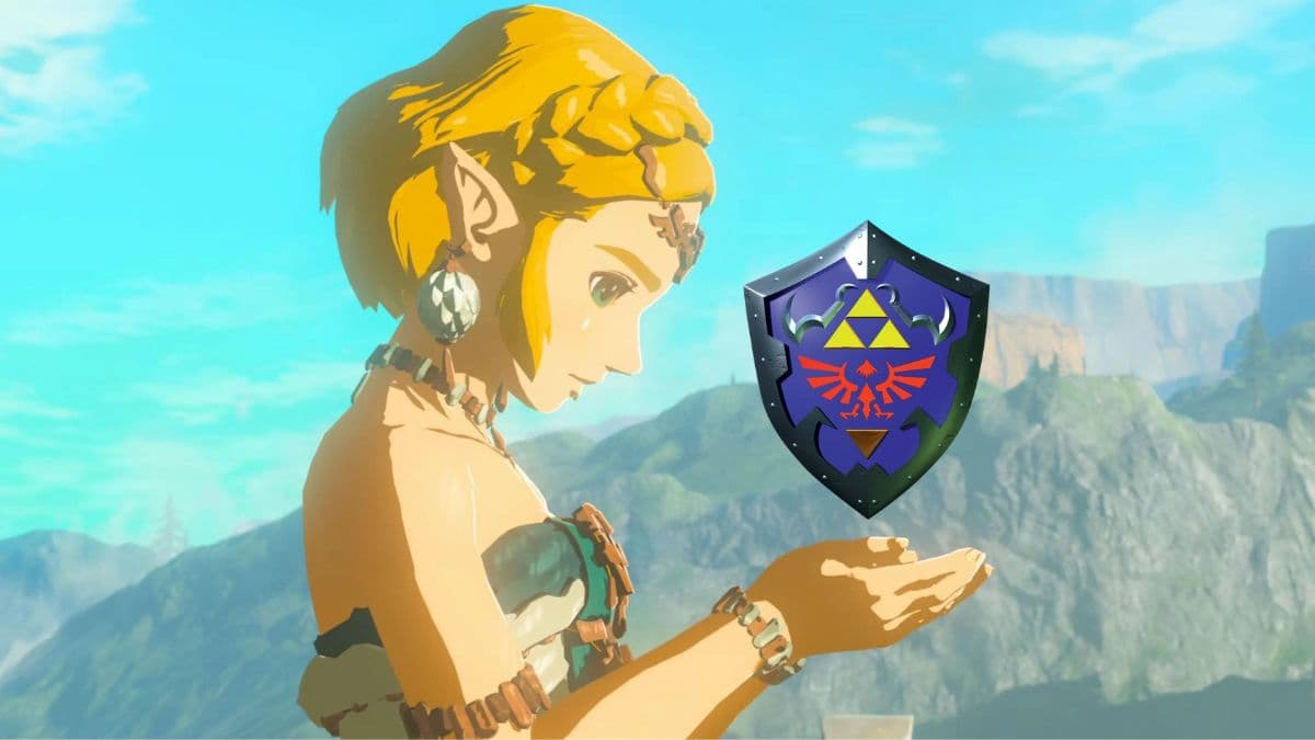 Hylian Shield in The Legend of Zelda: Tears of the Kingdom