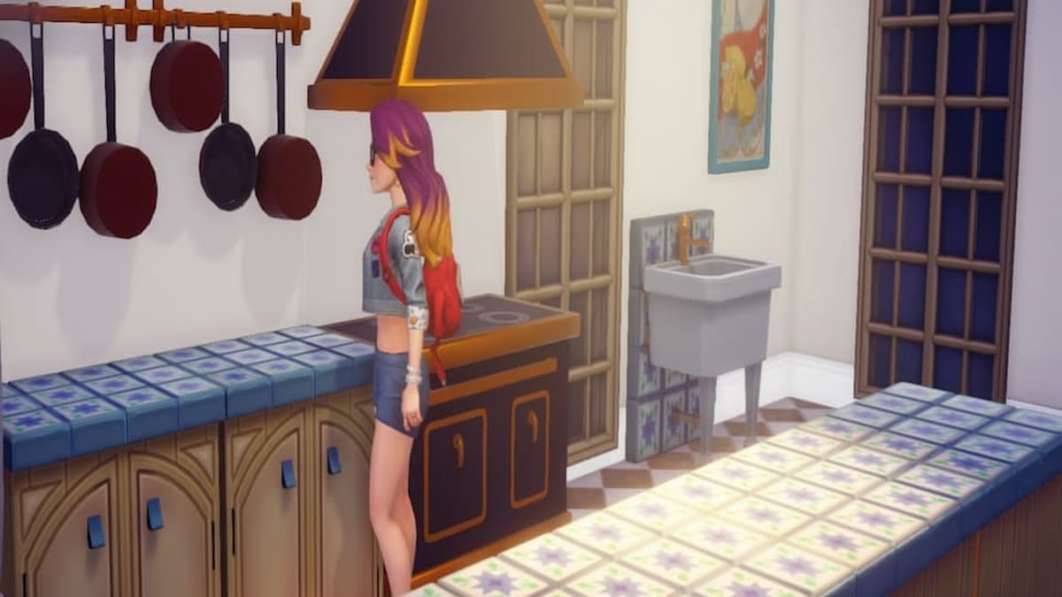 character standing in the kitchen of Remy's house