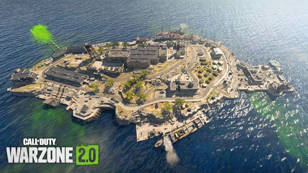 Rebirth Island with Warzone 2 logo