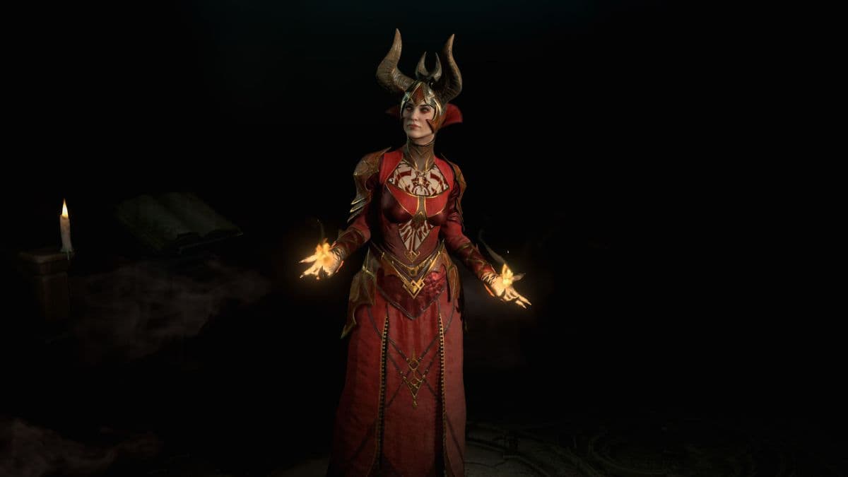 A Sorcerer in Diablo 4