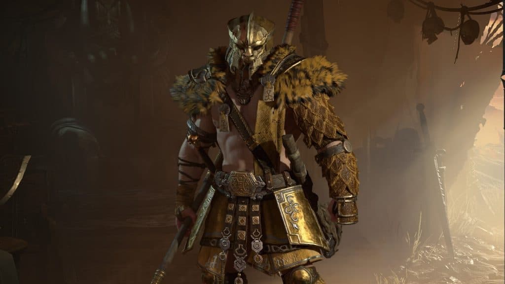 A Barbarian in Diablo 4