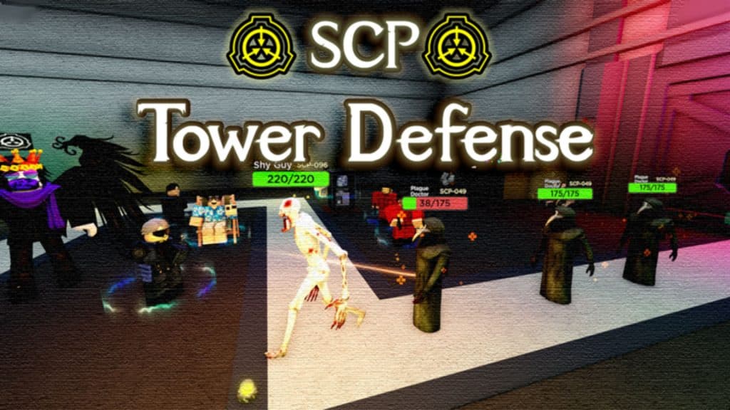 SCP Tower Defense home screen