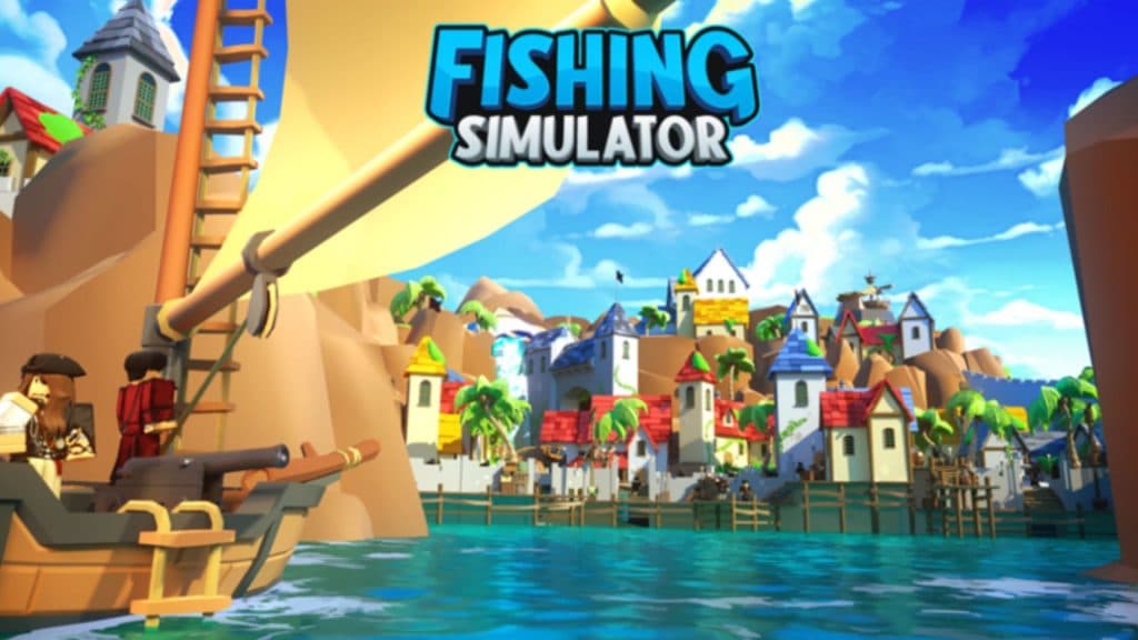 A city in Fishing Simulator