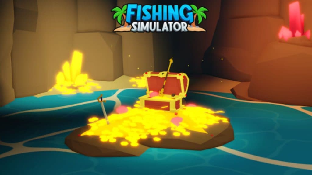 A treasure in Roblox's Fishing Simulator