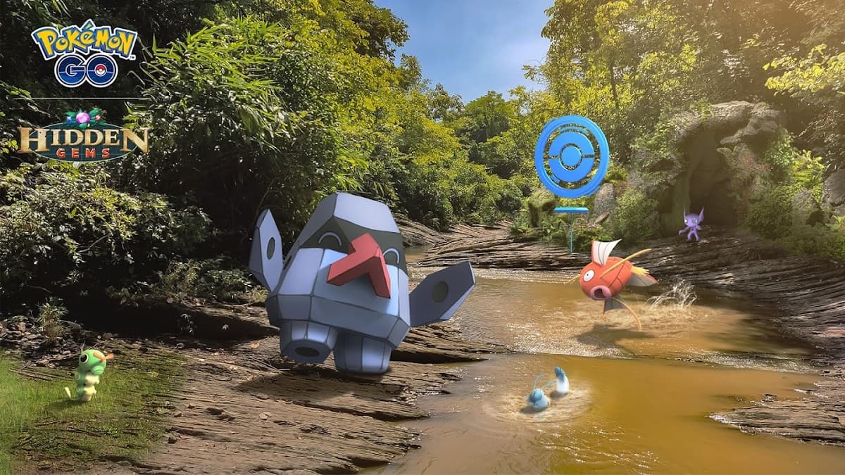 Pokemon on a river