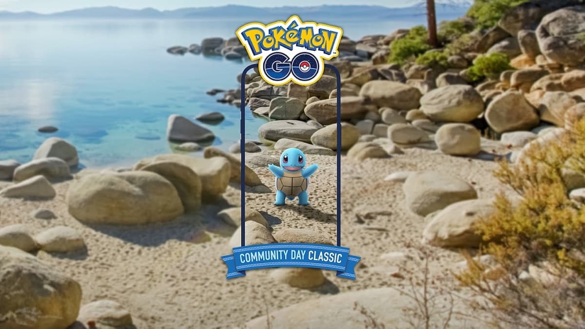 Pokemon Go Community Day Classic featuring Squirtle