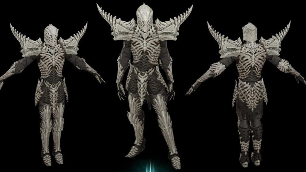 Bones of Ratham armor set in Diablo