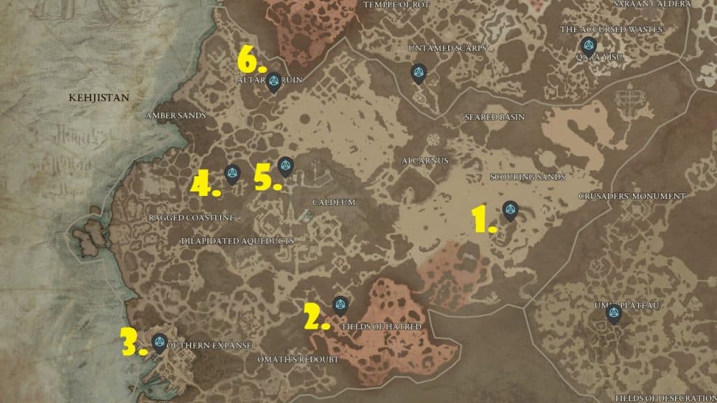 Как быстро путешествовать в Diablo 4: все путевые точки в третьем сезоне