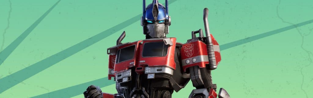 Optimus Prime skin in Fortnite
