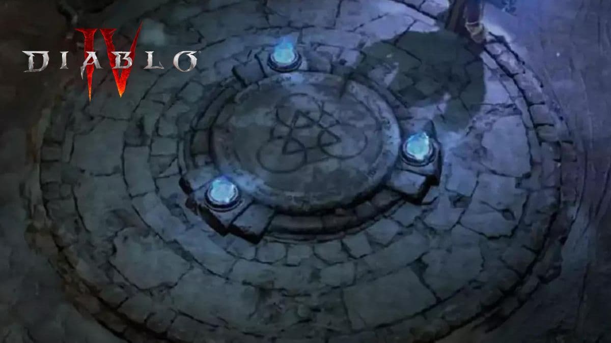 A waypoint to fast travel in Diablo 4