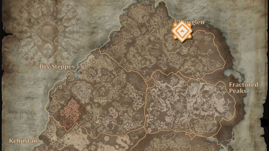 Diablo 4 Wandering Death Spawn Location