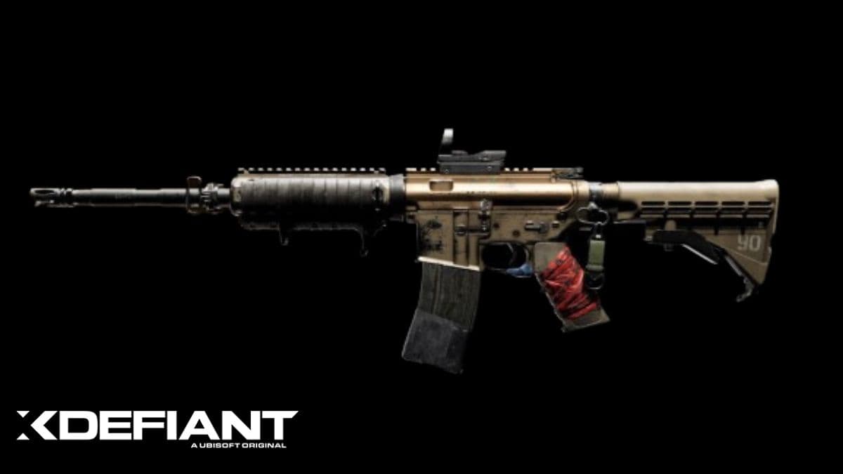 M4A1 in XDefiant with logo