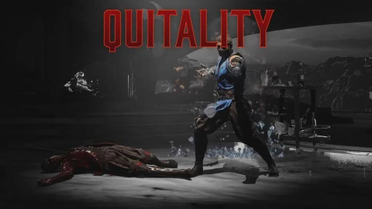 Quitaloty message in Mortal Kombat 1