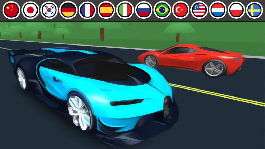 Cars in Roblox Vehicle Tycoon.