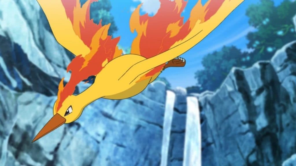 pokemon go moltres diving animation