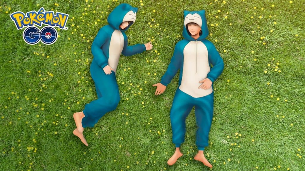 Pokemon Go trainers with Snorlax apparel