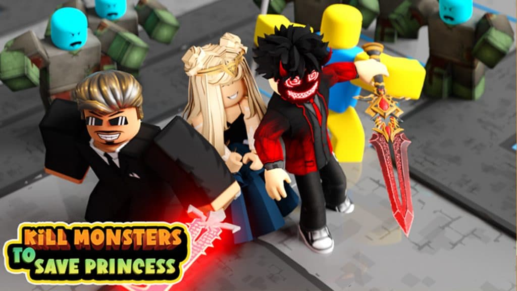 Roblox Kill Monsters to Save Princess characters