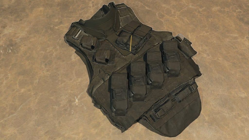 Comms Armor Plate Carrier on the ground in Warzone 2