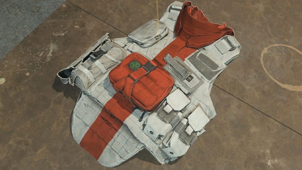 Medic Armor Plate Carrier on the ground in Warzone 2
