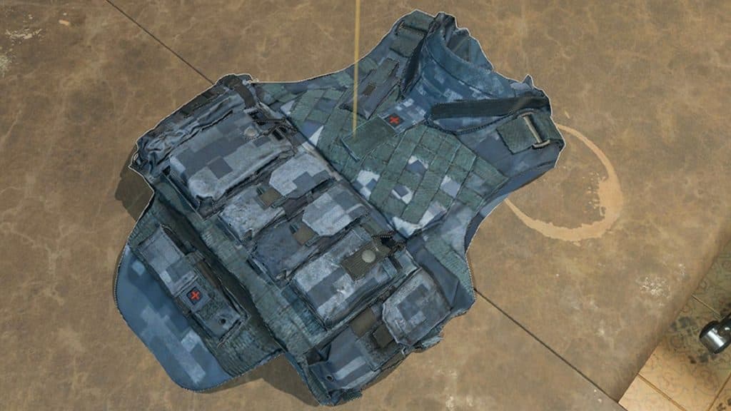 Tempered Armor Plate Carrier on the ground in Warzone 2