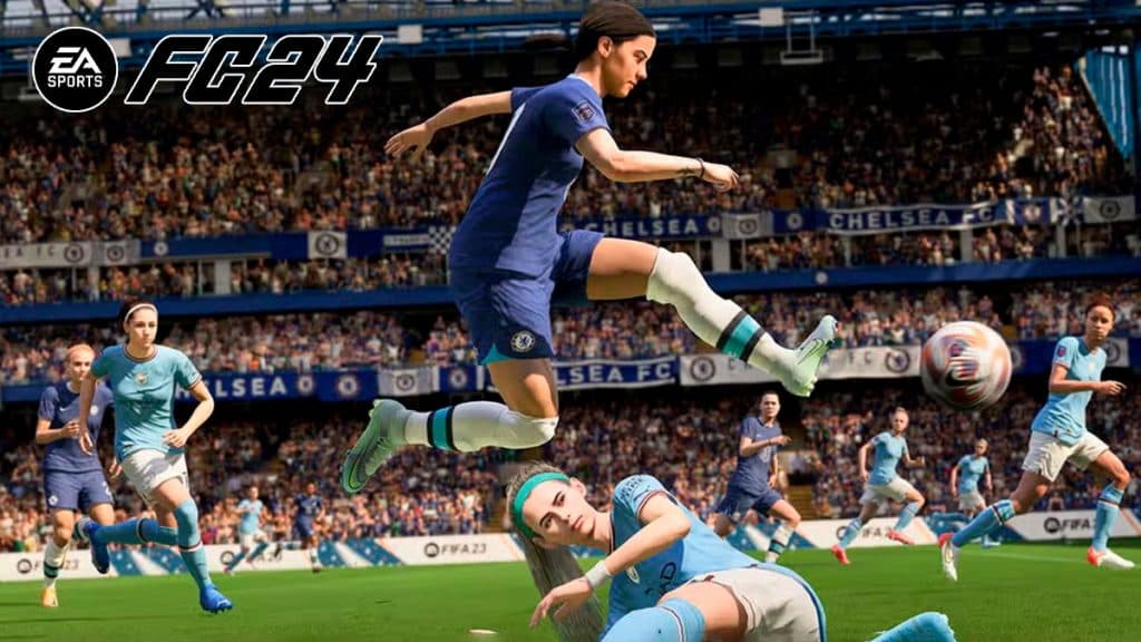 Chelsea's Sam Kerr in EA Sports FC 24