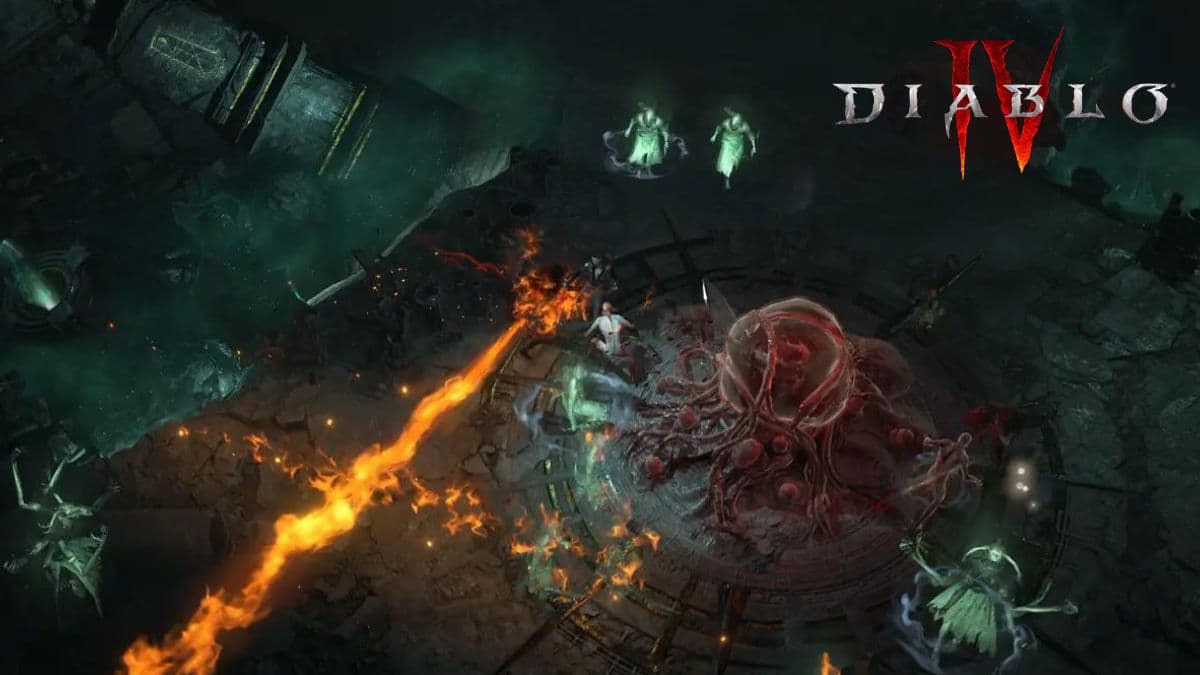 A dungeon in Diablo 4