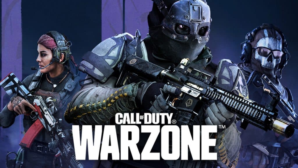 3 Call of Duty Warzone operators with guns.