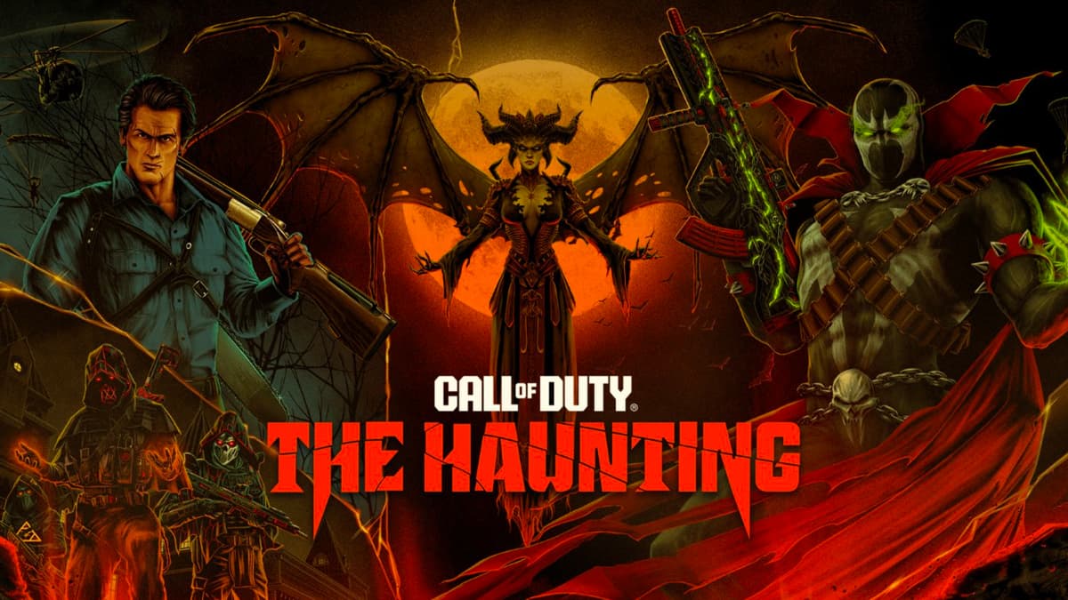 The Haunting event cover featuring Ash Williams, Diablo Lilith and Spawn