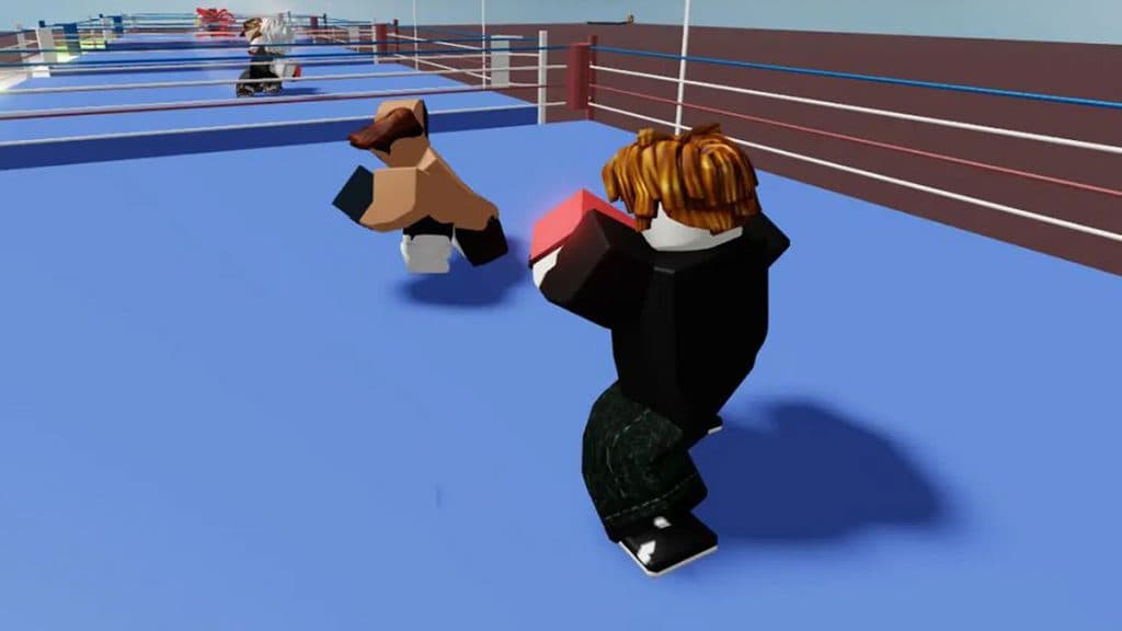 Roblox Untitled Boxing Game players fighting