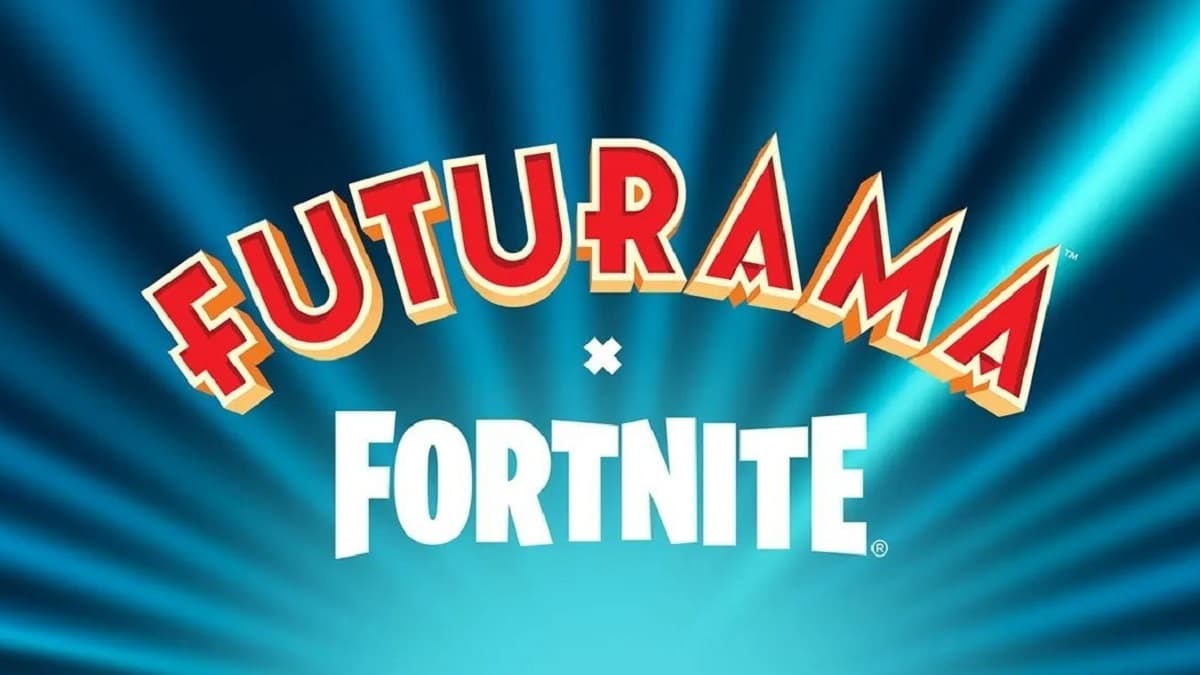Futurama and Fortnite logos
