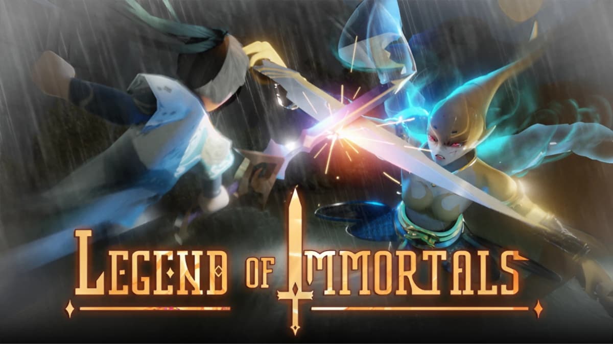 A banner for Legend of Immortals.