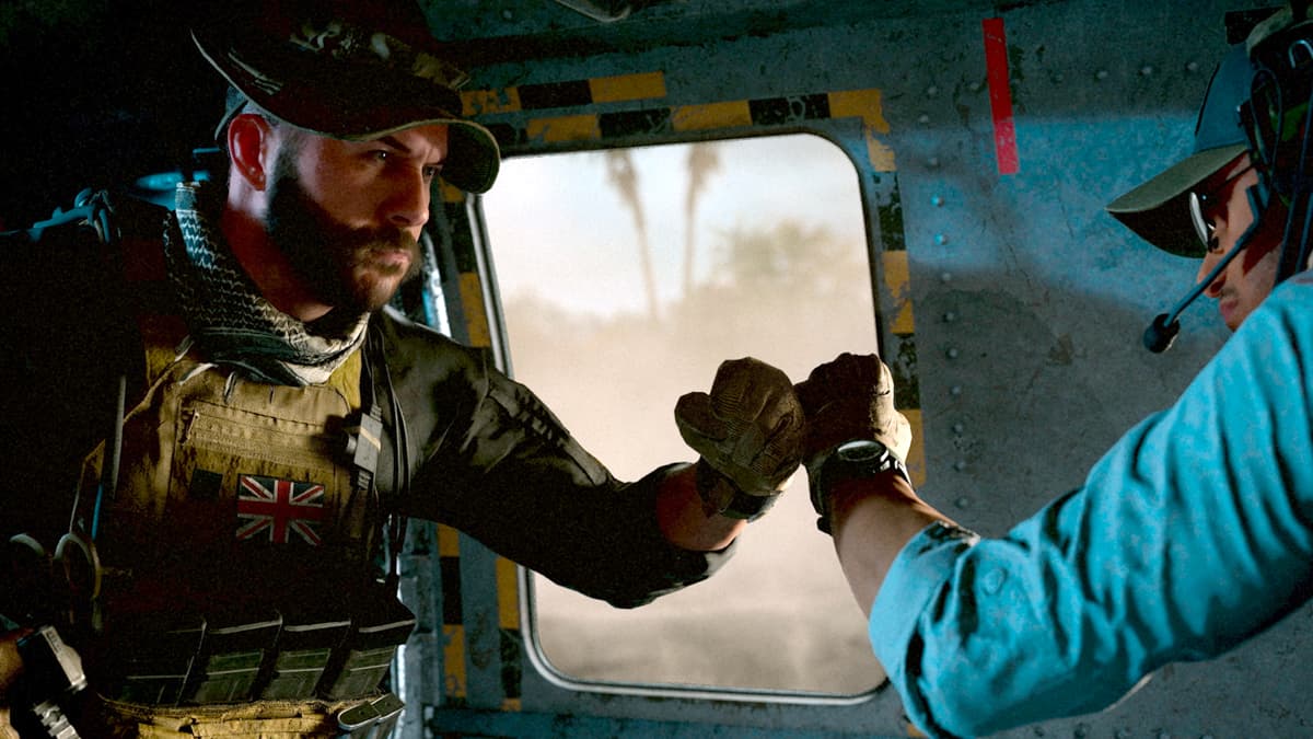 Captain Price and Kyle Gaz Garrick in Modern Warfare 2 Campaign