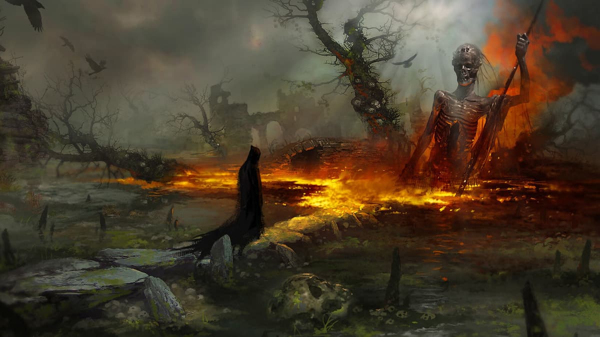 Diablo 4 official concept art by Victor Lee