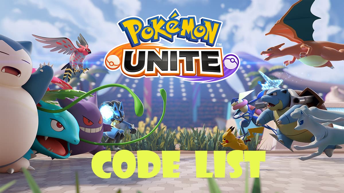 Pokemon Unite Code List