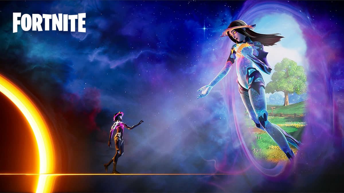 Fortnite Loading Screen featuring Astrea from September Crew pack