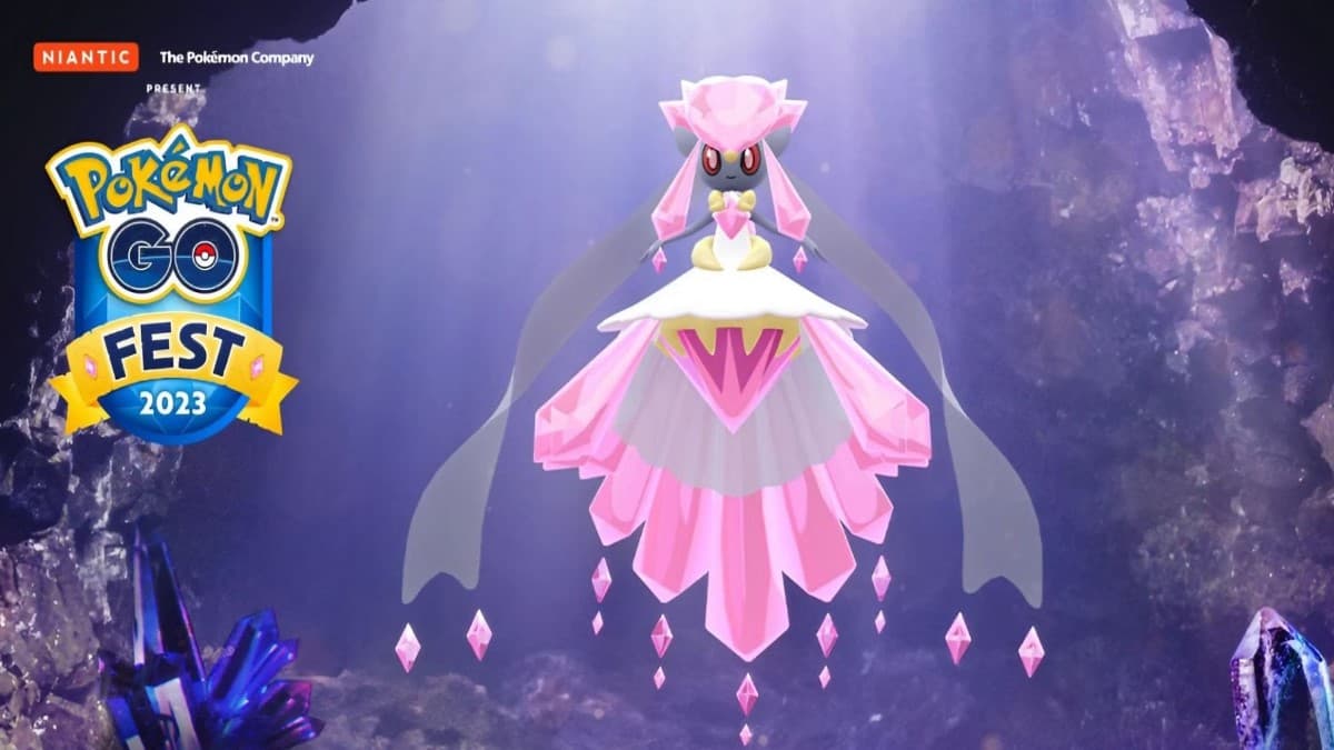 pokemon go fest 2023 special research mega diancie promo image