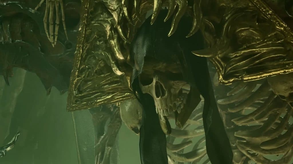 Baldur's Gate 3 skeleton boss