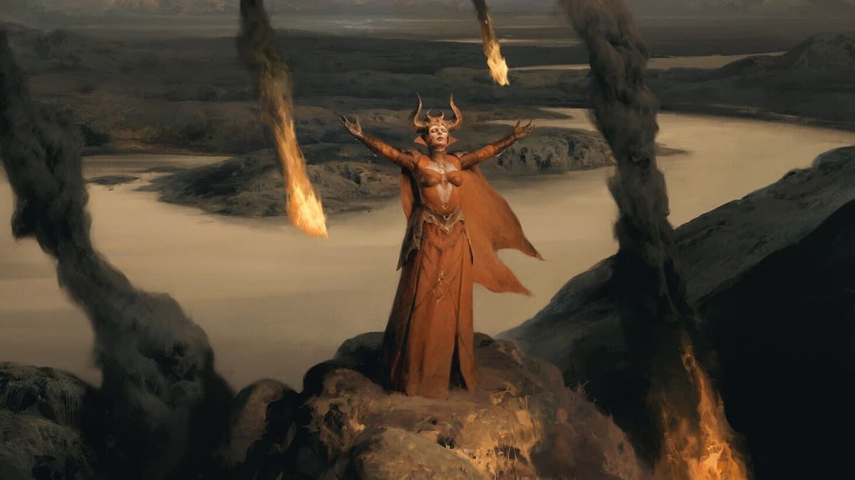 Diablo 4 Sorcererss Official Artwork