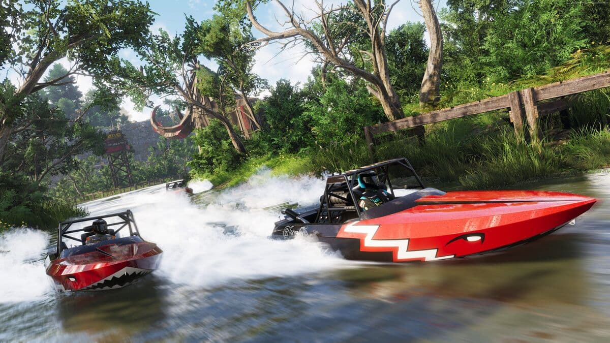 Two boats racing in The Crew 2