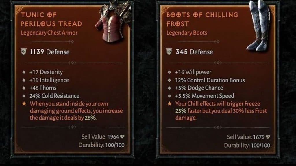 Legendary Items in Diablo 4