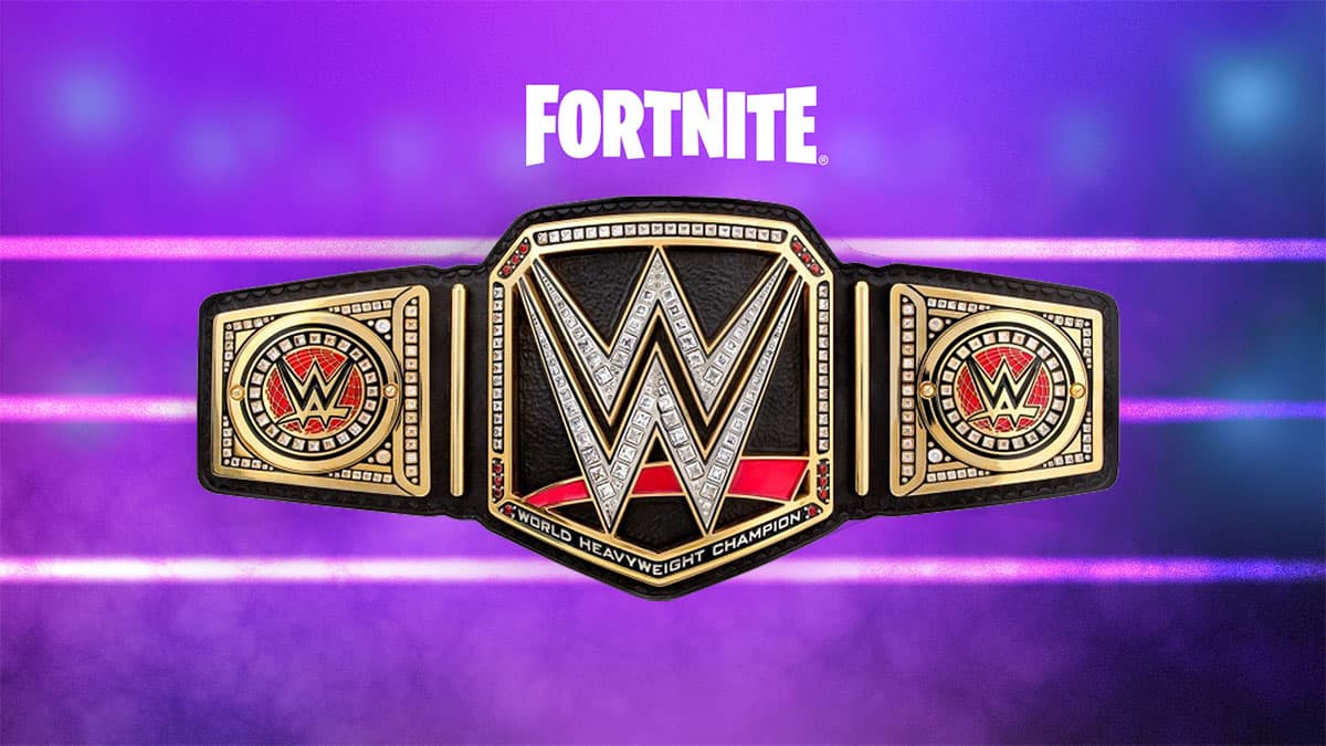 WWE Championship belt in Fortnite