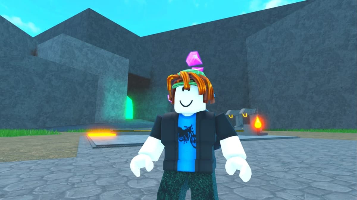 A fire character in Mage Tycoon.