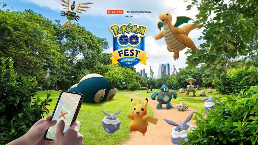 Pokemon Go Fest 2023 New York City promo image