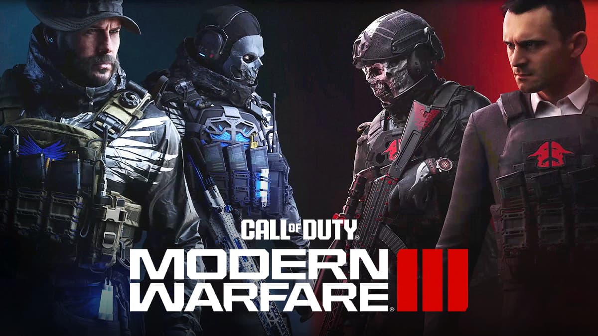 Price, Ghost, Warden and Makarov in Modern Warfare 3