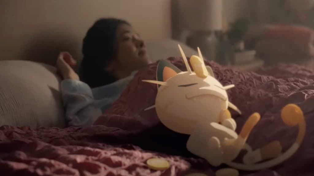 pokemon sleep player with meowth