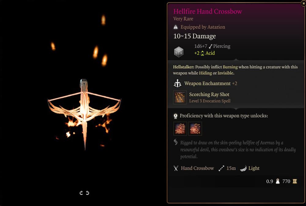 Hellfire Hand Crossbow