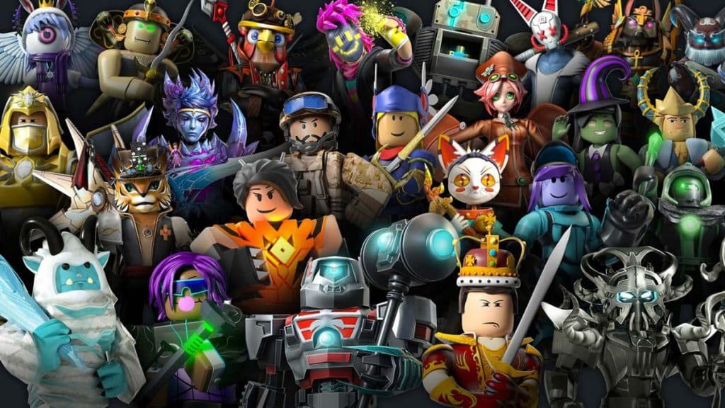 Roblox characters in official artwork