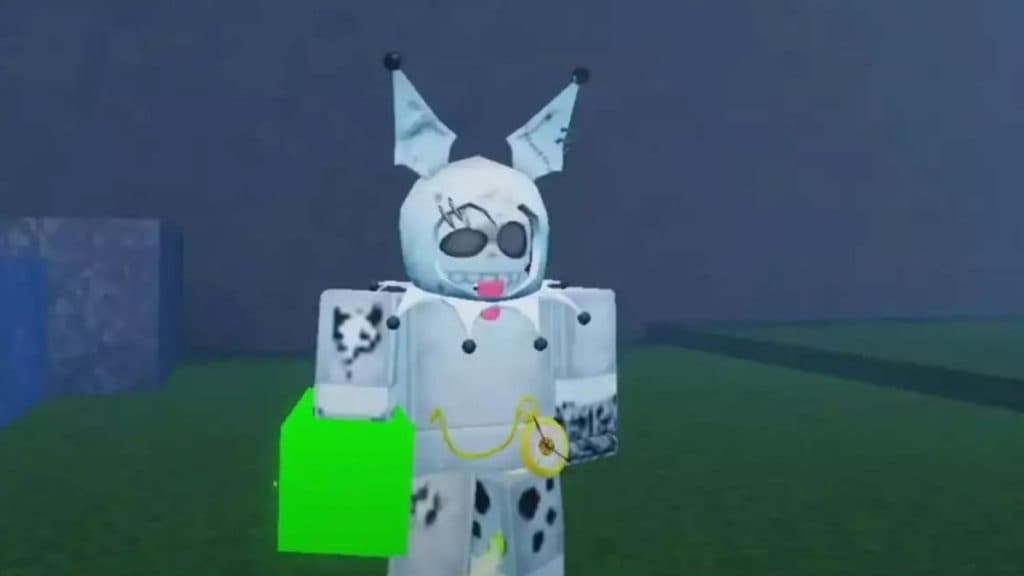 Roblox Kaizen character in a white outfit