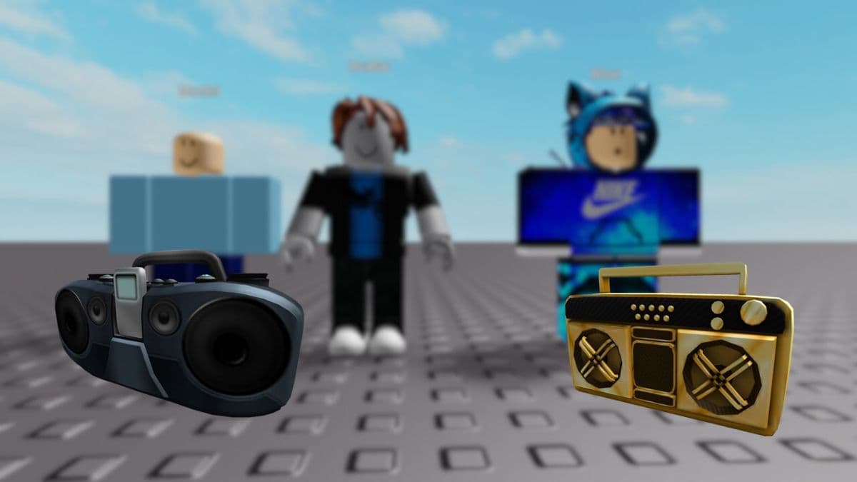 Roblox characters and radios