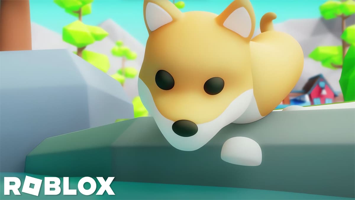 Dog in Roblox Adopt Me.